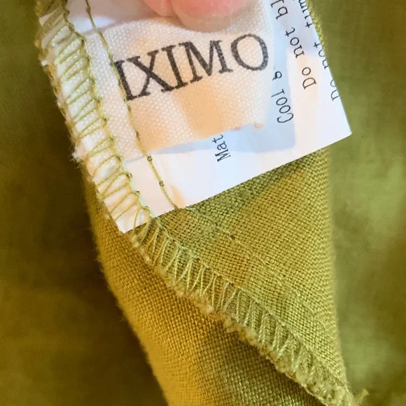 IXIMO 100% Linen A line tank summer capsule minimalist quiet luxury basic szM - Picture 2 of 8